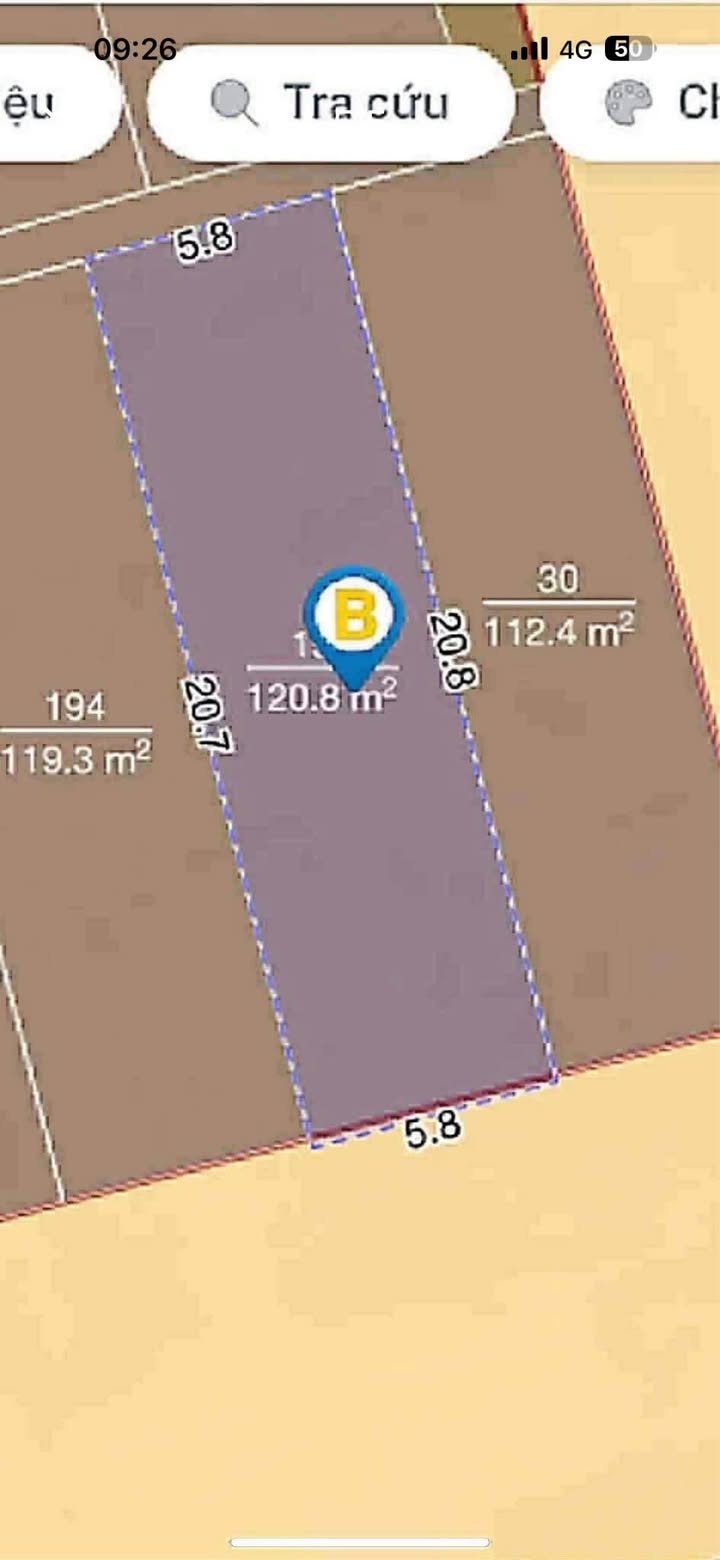 Đất ở đường Trịnh Hoài Đức, Nam Lý 121m² giá 2 tỷ - Sổ đỏ chính chủ