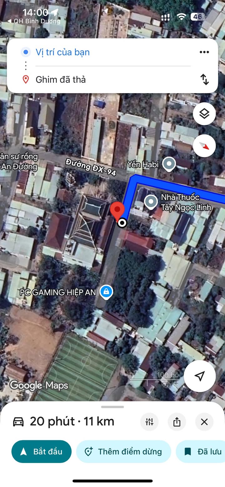 Đất Hiệp An, Thủ Dầu Một 123m² giá chỉ 1.95 tỷ - Khu dân cư đông đúc!