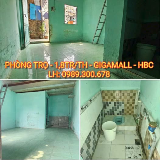 Phòng trọ 12m² Gác Xép, Đường 18, Thủ Đức - Chỉ 1.8 triệu/tháng!