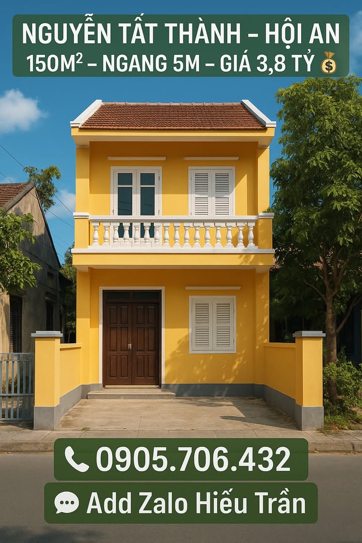 Đất nền Hội An 150m² giá 3.8 tỷ - Cơ hội đầu tư tuyệt vời!