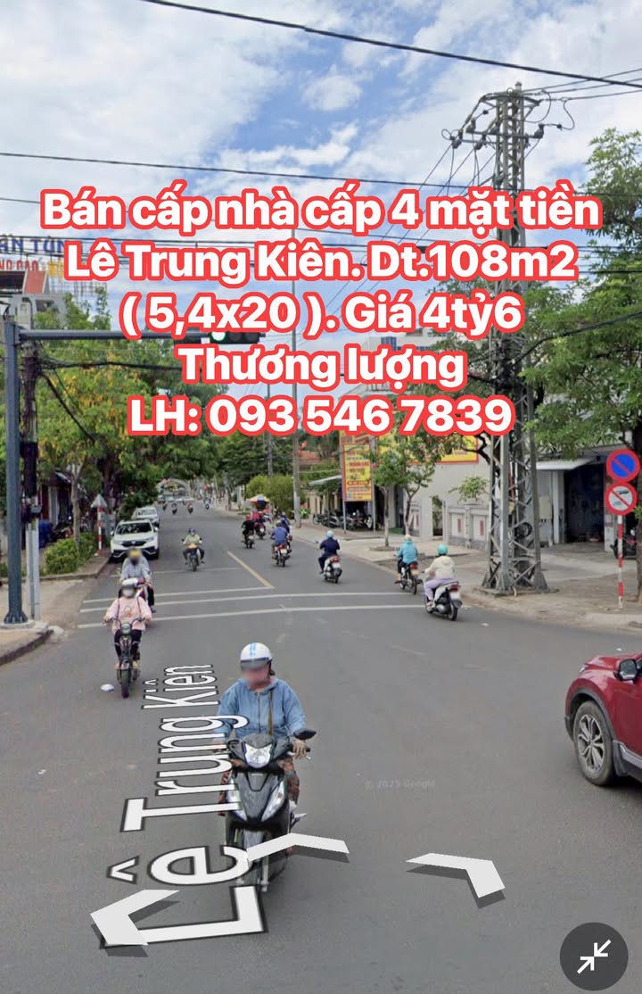 Nhà cấp 4 mặt tiền Lê Trung Kiên Tuy Hòa 108m² giá 4.6 tỷ - Sẵn sàng vào ở!