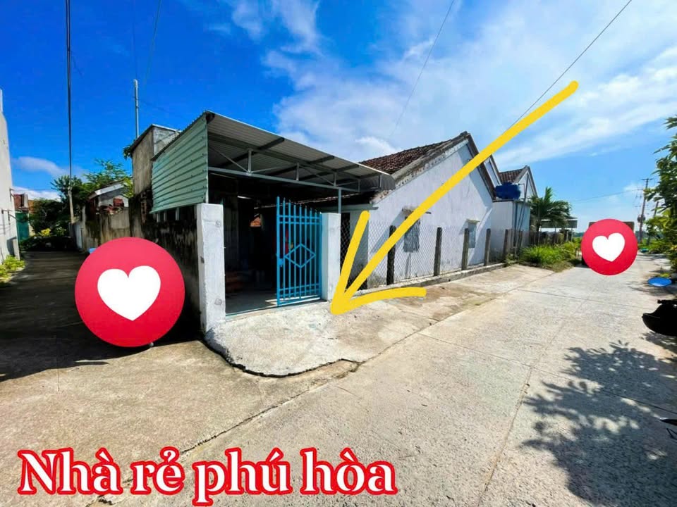 Nhà cấp 4 Phú Hòa 80m² giá chỉ 500 triệu - Vị trí góc 2 mặt tiền!