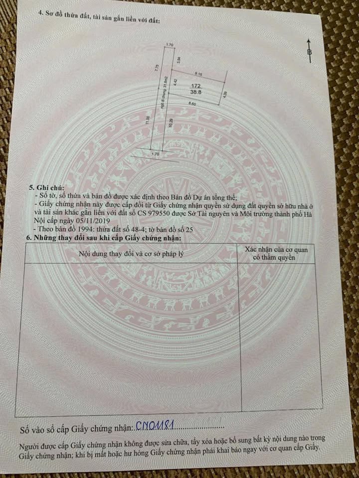 Đất nền đường Thanh Lân, Vĩnh Hưng, 38m² - Cơ hội đầu tư hiếm có!