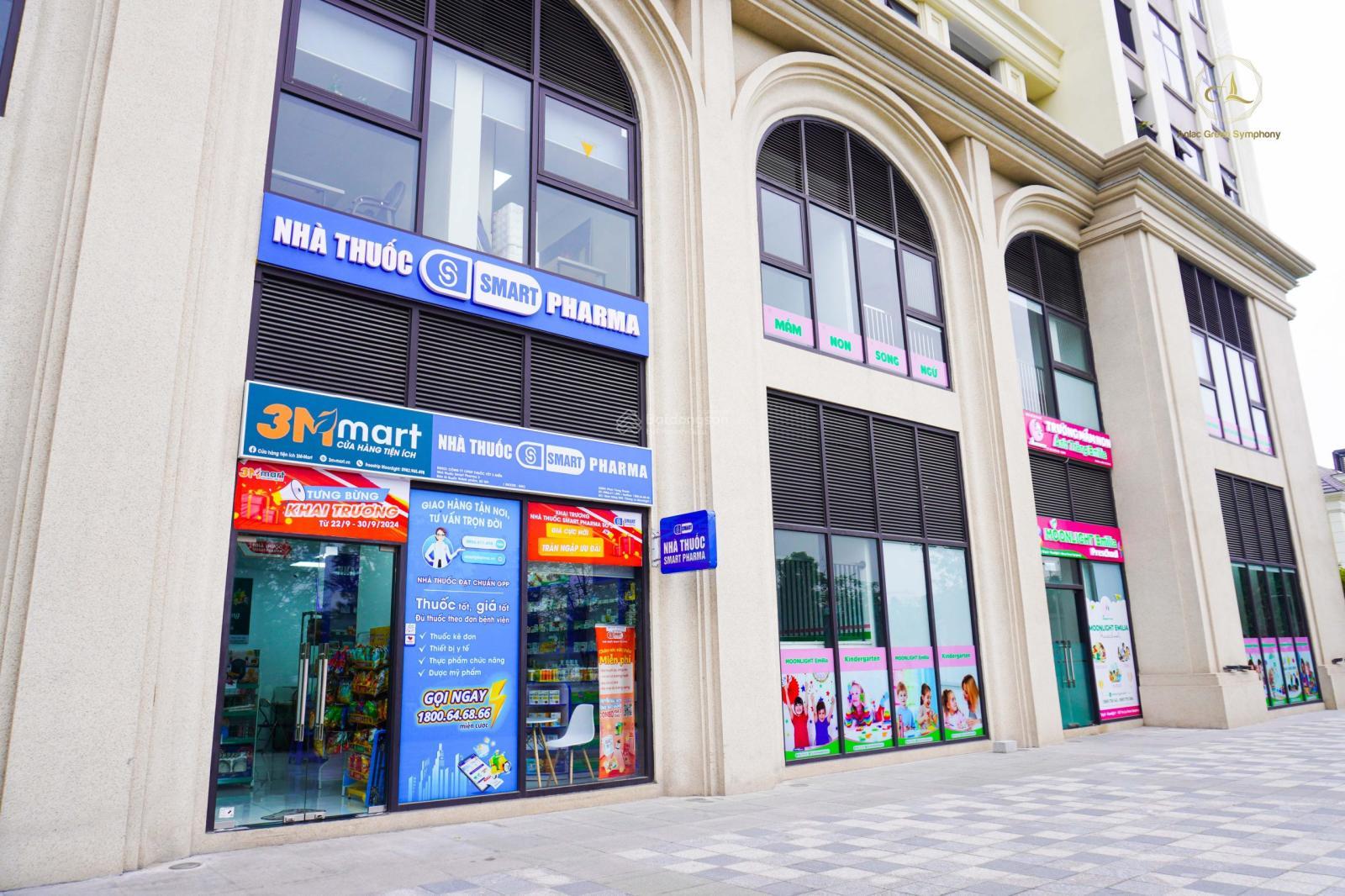 Shophouse An Lạc GreenSymphony Vân Canh 174m² giá 25 triệu - Miễn phí 3 tháng đầu!