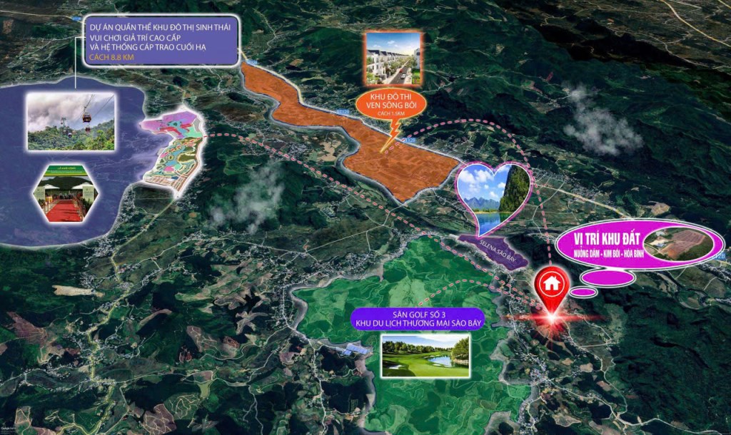 Đất nền Kim Bôi 1.6ha chỉ 600k/m² - Pháp lý rõ ràng, đầu tư sinh lời!