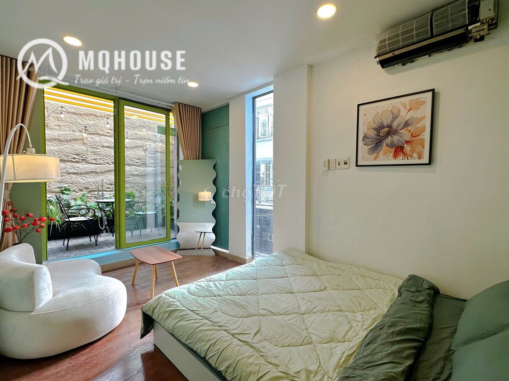 Căn hộ 1PN Trường Sa Quận 3 35m² giá 5.8 triệu - Nhà mới 100% full nội thất!