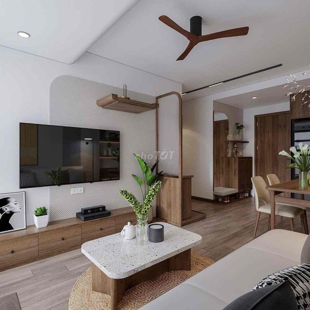 Căn hộ 1 phòng ngủ Nguyễn Cửu Vân 45m² giá 10 triệu - Full nội thất cao cấp