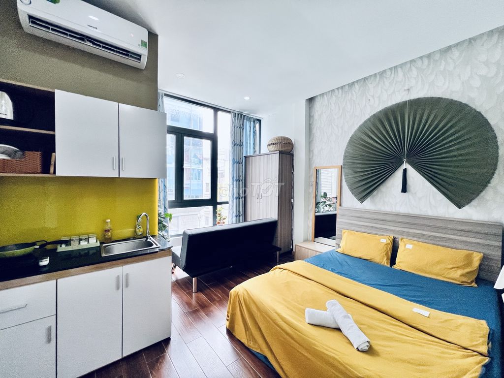 Chính Chủ cho thuê STUDIO 35m² Lê Thánh Tôn giá 5.9 triệu - Full nội thất cao cấp