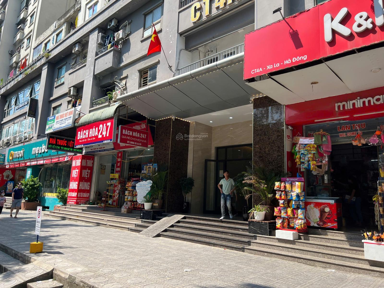 Cửa hàng cho thuê mặt sảnh tòa nhà CT4A khu đô thị Xa La, Hà Đông 70m² - Vị trí đắc địa, thuận tiện kinh doanh!
