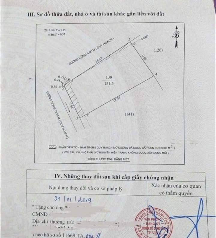 Đất hai mặt tiền Phường Hà Huy Tập, TP Vinh 151m² - Vị trí đắc địa, cơ hội đầu tư lớn!