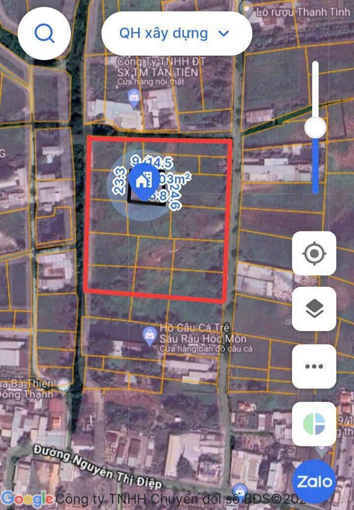 Đất dự án Đông Thạnh, Hóc Môn 15.000m² giá chỉ 10 triệu/m² - Đầu tư sinh lời ngay!