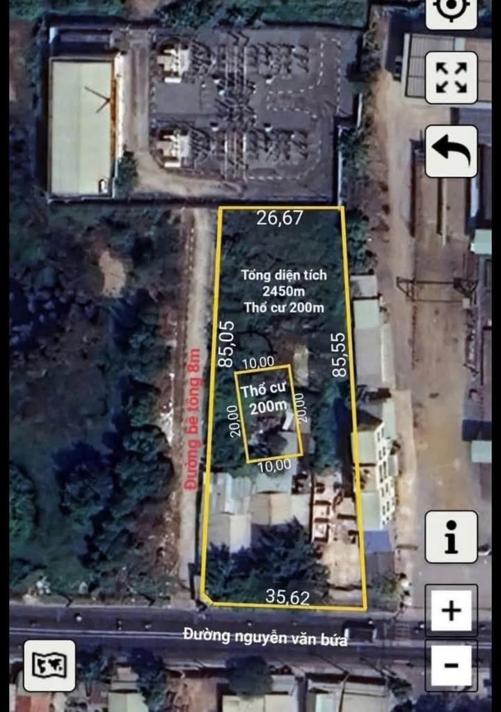 Đất nền Hóc Môn 2700m² giá chỉ 32.4 tỷ - Mặt tiền Nguyễn Văn Bứa, thích hợp mở kho xưởng!