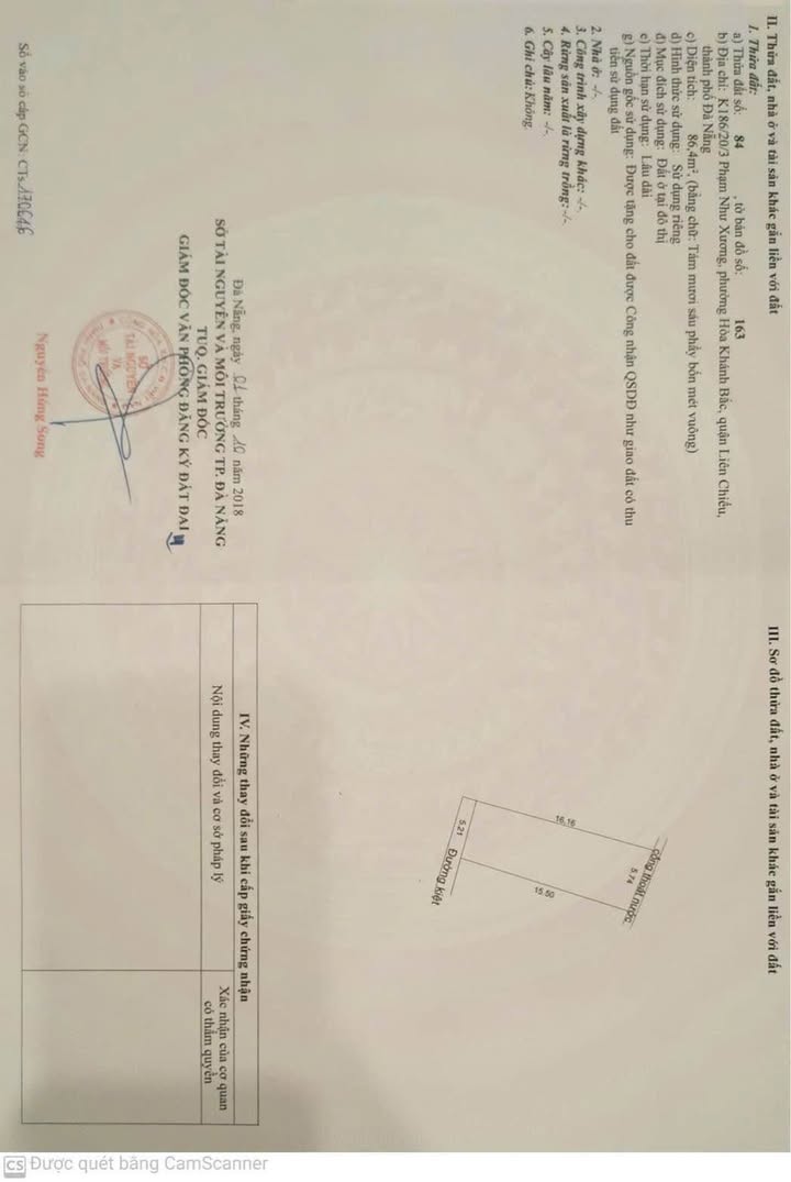 Lô đất 85m² đường Phạm Như Xương, giá 2.5 tỷ - Đầu tư sinh lời ngay!