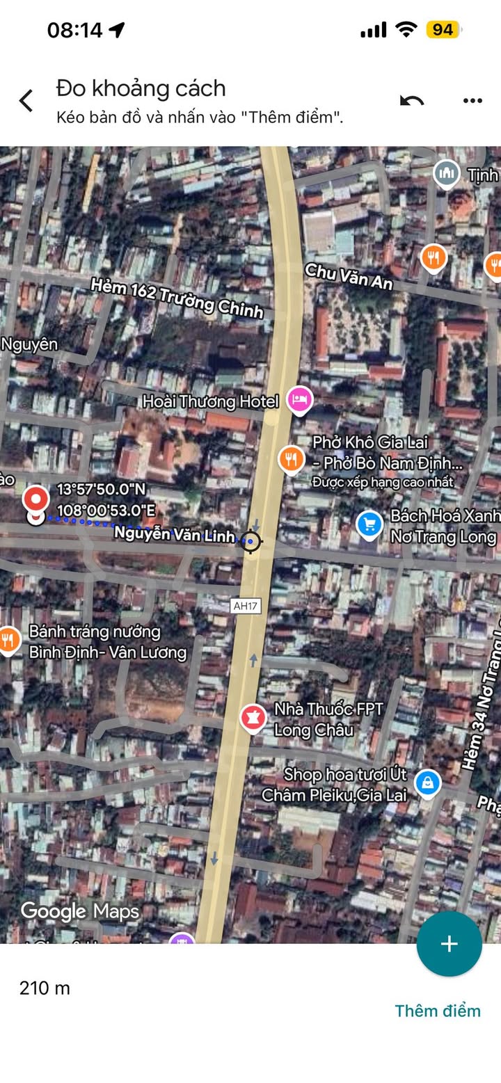 Đất mặt tiền Nguyễn Văn Linh Pleiku 180m² giá 6 tỷ - Cơ hội đầu tư hấp dẫn!