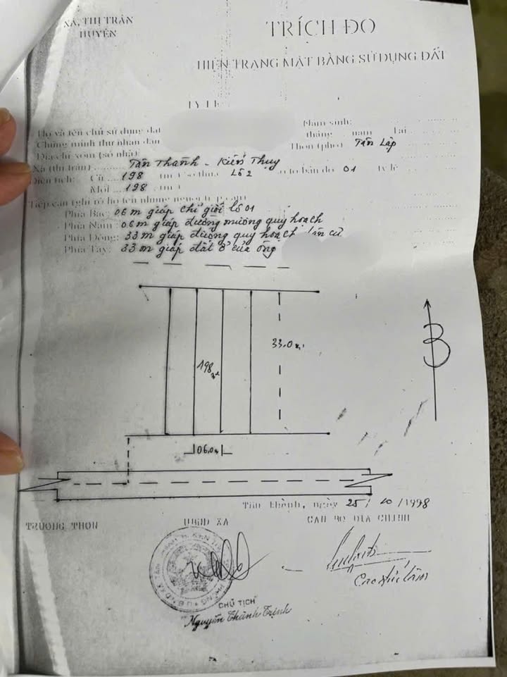Đất nền TDP Tân Thành Dương Kinh 198m² giá 1.1 tỷ - Đầu tư sinh lời ngay!