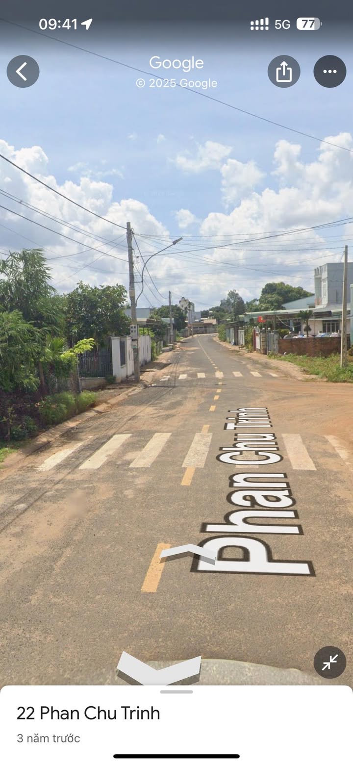 Đất lô góc đẹp Trần Văn Bình, Phan Chu Trinh, Gia Lai 62m² - Cơ hội đầu tư sinh lời!