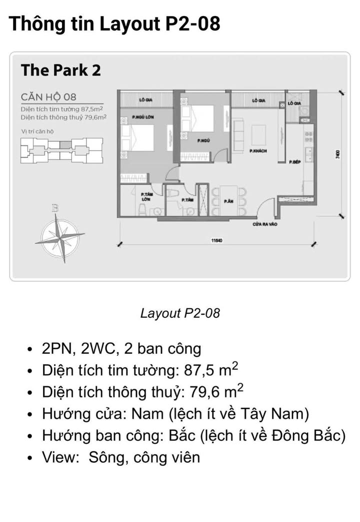 Căn hộ Vinhomes Central Park 87m² giá 12.5 tỷ - Sổ hồng chính chủ, view thoáng đãng!