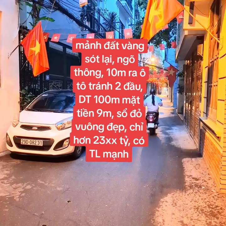 Đất vàng Lạc Long Quân 100m² giá 23 tỷ - Cơ hội đầu tư sinh lời!