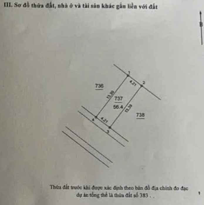 Đất dịch vụ Trưng Lai Xá Hoài Đức 56.4m² - Vị trí đẹp, giá đầu tư!