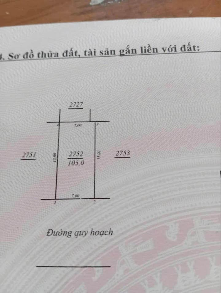 Đất TĐC Phú Xá 105m² giá chỉ 2 tỷ - Hạ tầng hoàn thiện, cơ hội đầu tư tốt!