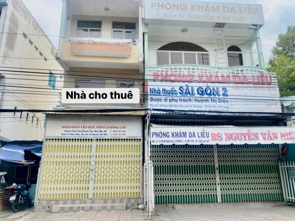 Nhà cho thuê mặt tiền Phan Hiến Đạo, Mỹ Tho 28m² giá 5 triệu - Sẵn sàng vào ở!