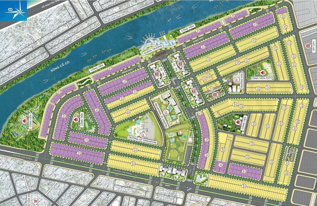 Đất KĐT Phú Mỹ An Đà Nẵng 106m² giá 5.35 tỷ - Đầu tư sinh lời ngay!