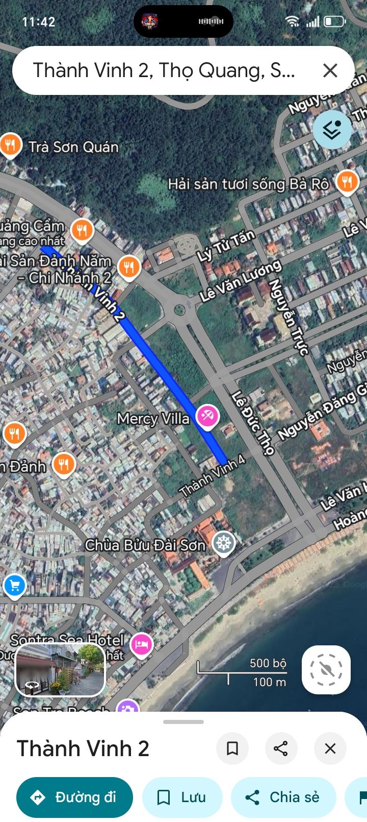 Đất nền đường Thành Vinh 2, Sơn Trà, Đà Nẵng 100m² - Giá chỉ 7.1 tỷ, cơ hội đầu tư tuyệt vời!