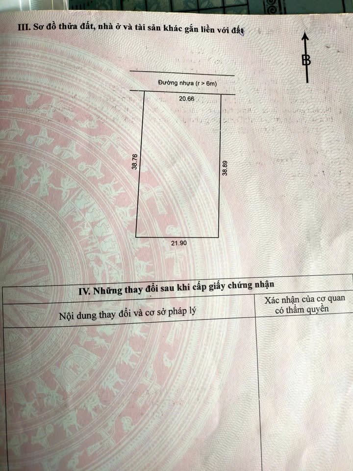 Đất nền ấp 3, xã Bưng Riềng, huyện Xuyên Mộc, 780m² - Sổ đỏ chính chủ, giá 5.2 tỷ!