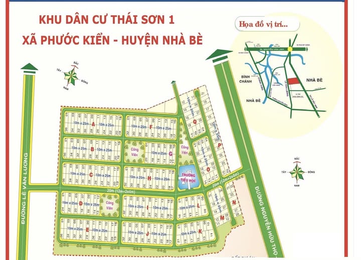 Đất nền Nhà Bè 250m² giá 18 tỷ - Vị trí đẹp gần Phú Mỹ Hưng