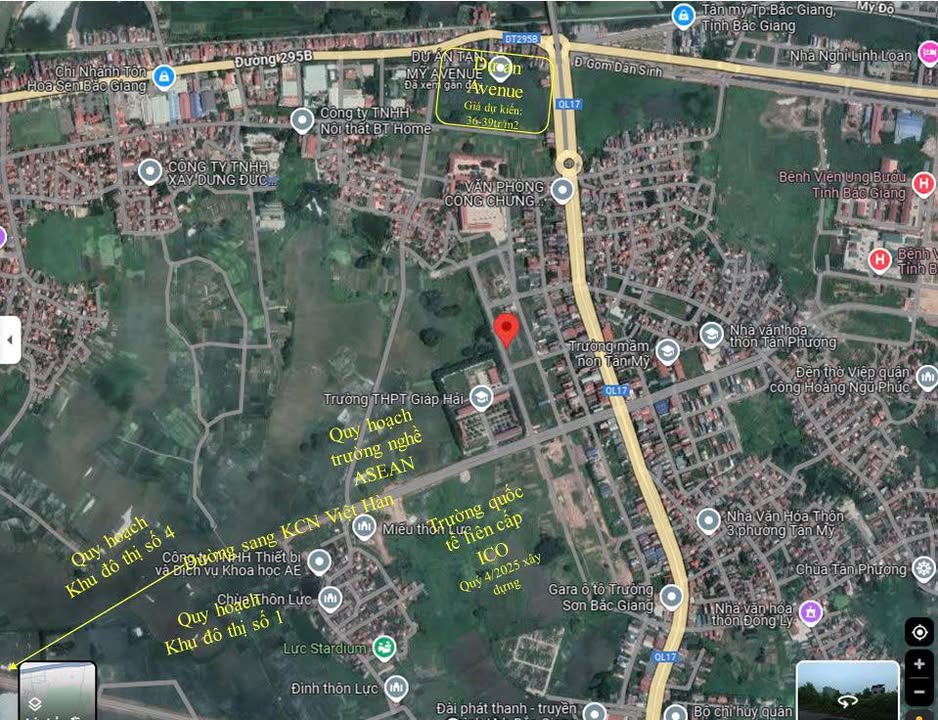 Đất nền Tân Mỹ Bắc Giang 135m² giá 4 tỷ - Cơ hội đầu tư hấp dẫn!