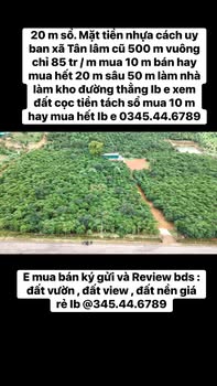 Đất nền Tân Lâm Di Linh 1000m² - Sổ đỏ chính chủ, giá chỉ 2.544 tỷ!