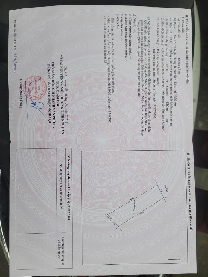 Đất nền Nghi Phong, Vinh 193m² giá 1.83 tỷ - Đường rộng, thông thoáng!