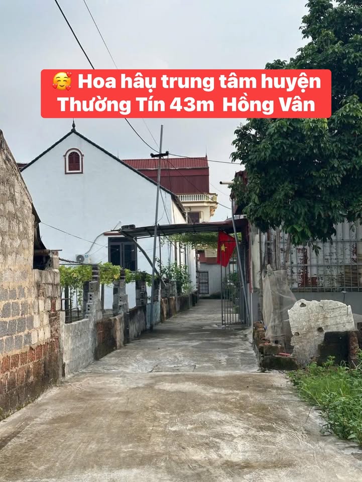 Đất nền Hồng Vân Thường Tín 43m² giá 2.6 tỷ - Vị trí đắc địa, thuận tiện giao thông!