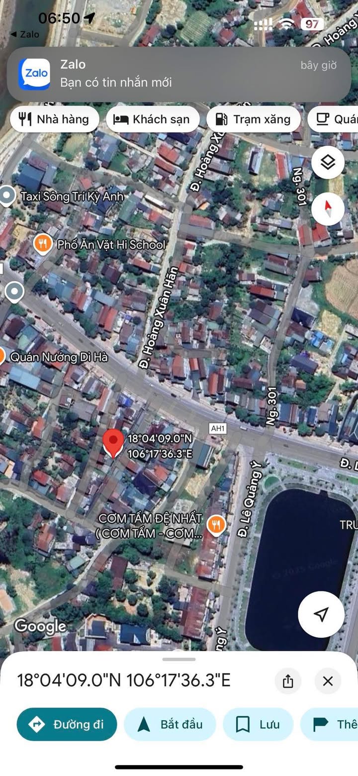 Đất nền Kỳ Anh, Hà Tĩnh 118m² giá 1 tỷ - Vị trí đắc địa gần Quốc Lộ 1A!