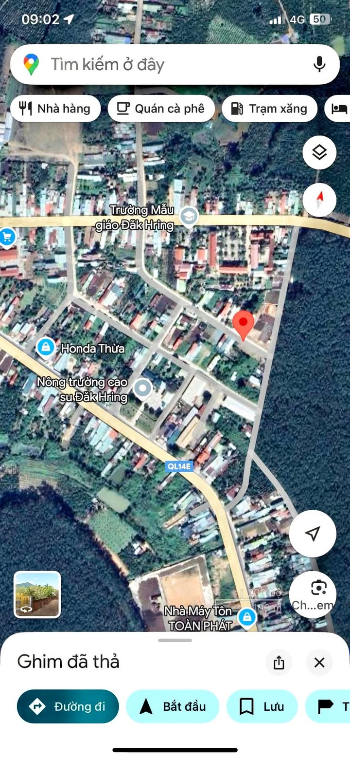 Đất thổ cư thôn 12 Đăk Hring 204m² giá 400 triệu - Gần chợ và trường học!