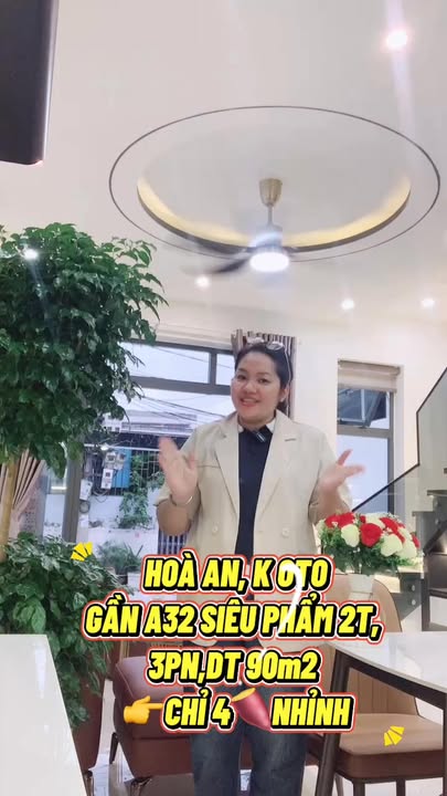 Nhà riêng Hòa An, Cẩm Lệ, Đà Nẵng 90m² giá 4 tỷ - Gần A32, ô tô vào tận cửa!