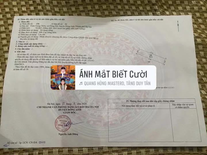 Đất kinh doanh tại Đông Hội - 92,9m² - Vị trí đắc địa, tiện ích đầy đủ!