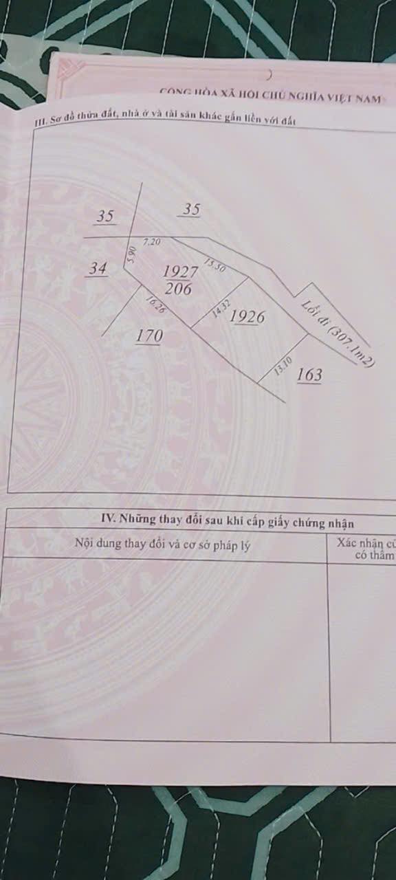 Đất thổ cư Cam Giá, TP. Thái Nguyên 206m² - Cơ hội đầu tư tuyệt vời!