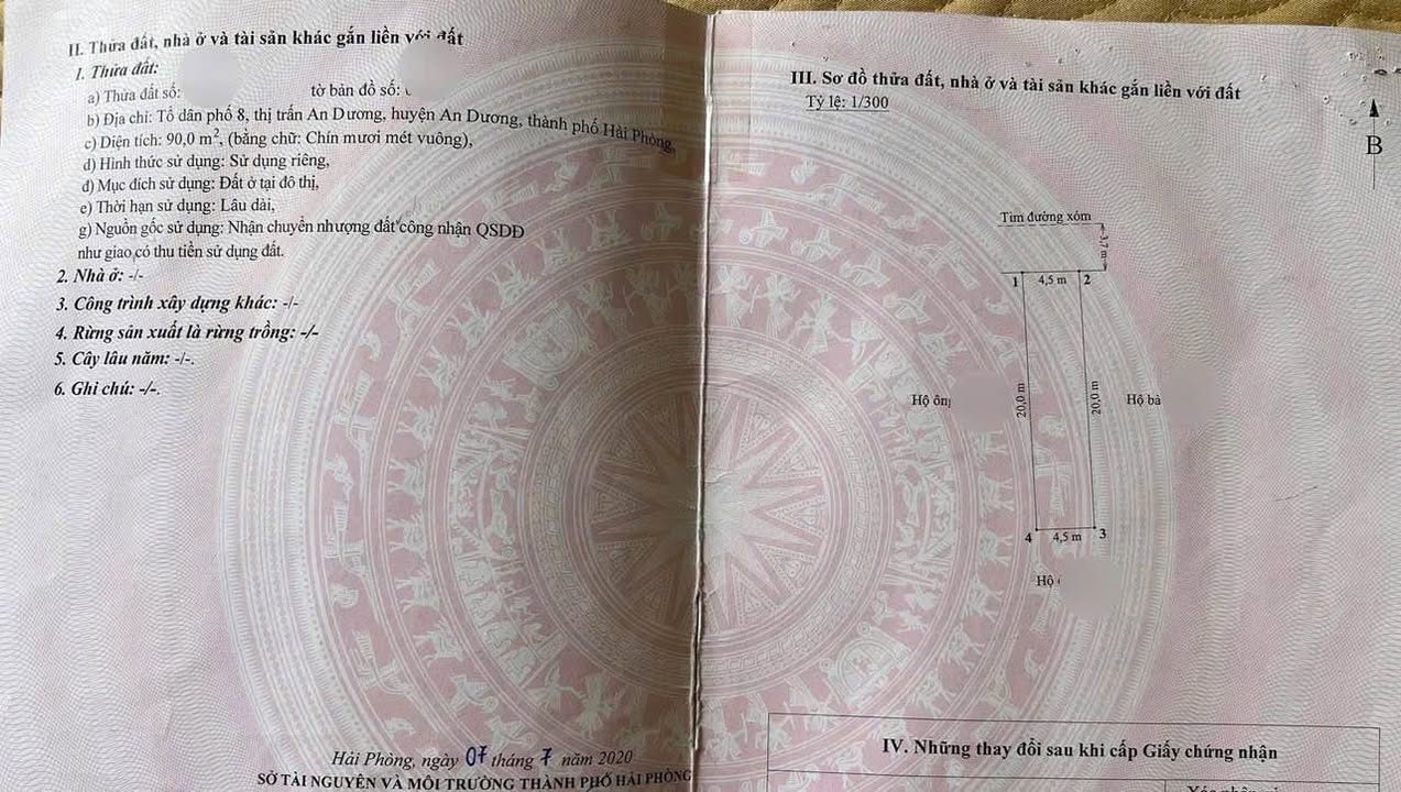 Đất nền An Dương 90m² giá 2 tỷ - Mặt tiền rộng, ô tô tránh nhau!