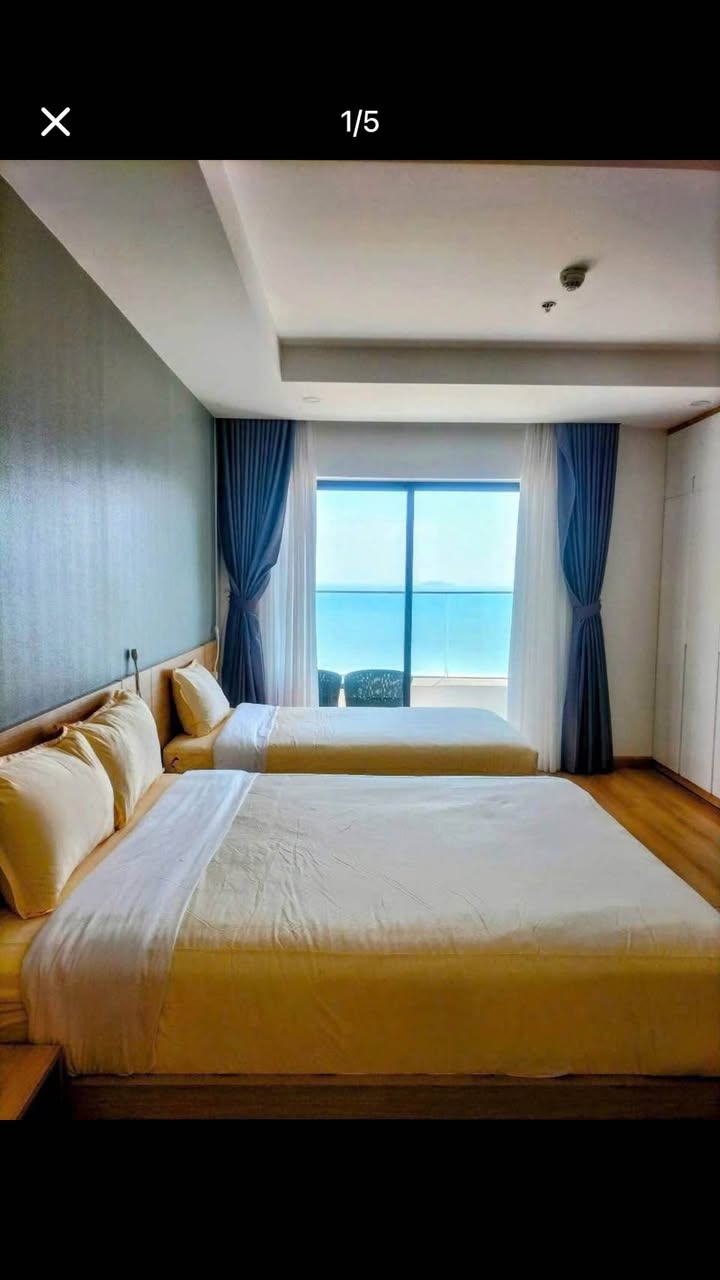 Căn hộ TMS Pulman Quy Nhơn 2 giường giá 6 triệu - View biển tuyệt đẹp!