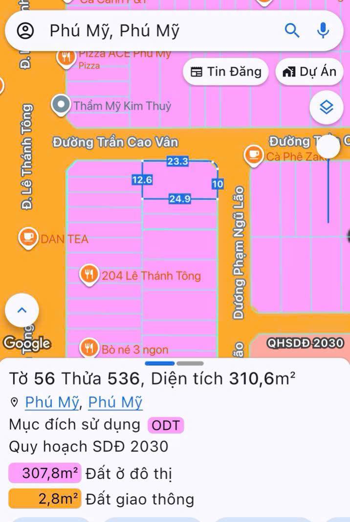 Đất nền góc TĐC Vạn Hạnh, Phú Mỹ 250m² giá 7 tỷ - Cơ hội đầu tư vàng!