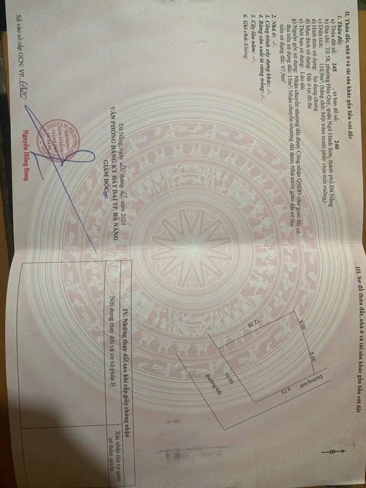 Đất nền lô góc 111m² sát Mầm Non Bảo Ngọc giá chỉ 2.2 tỷ - Cơ hội đầu tư tốt!