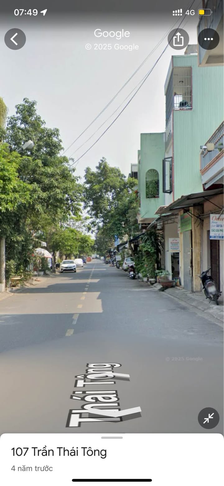 Đất mặt tiền Trần Thái Tông, Thanh Khê 54m² giá 4 tỷ - Cơ hội đầu tư sinh lời!