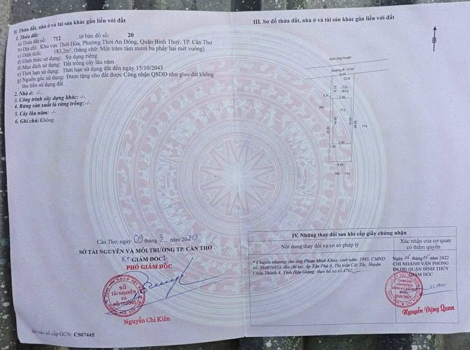 Nhà bán Thới Hòa, Thới An Đông 314m² giá 1.8 tỷ - Đầu tư sinh lời!