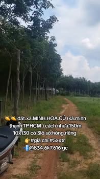 Đất nền xã Minh Hòa Dầu Tiếng 1300m² giá 500 triệu - Đầu tư sinh lời ngay!