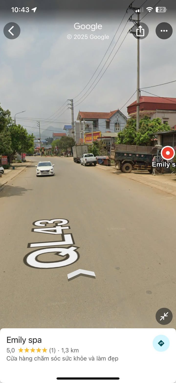 Nhà cấp 4 mặt đường Quốc Lộ 43, Mộc Châu 95m² - Bán gấp!