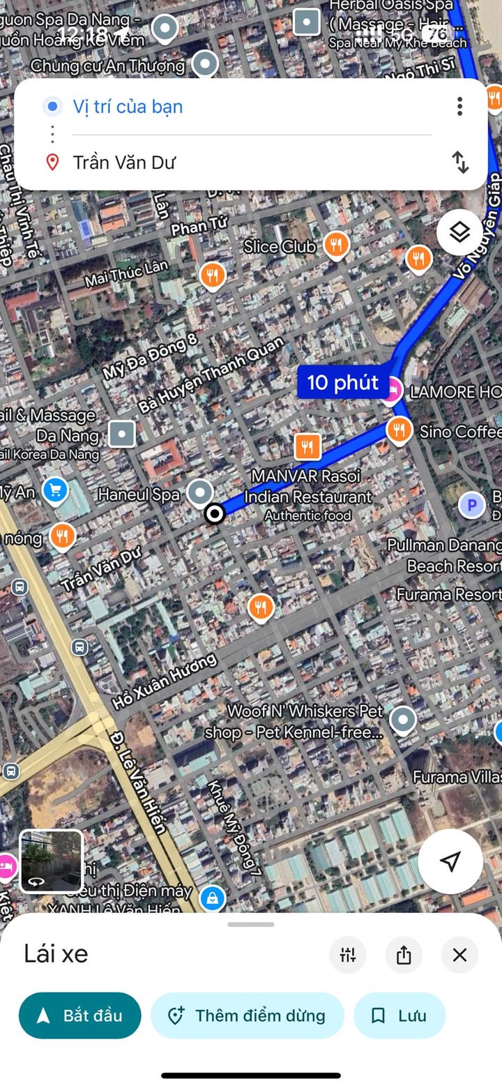 Đất nền Trần Văn Dư Đà Nẵng 153m² - Vị trí sát biển Mỹ Khê