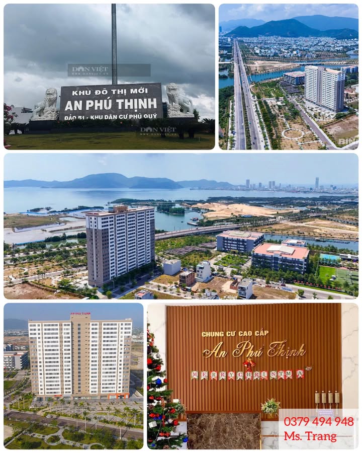 Căn hộ An Phú Thịnh Garden Tower Quy Nhơn 66m² giá 1,1 tỷ - Sổ hồng lâu dài!