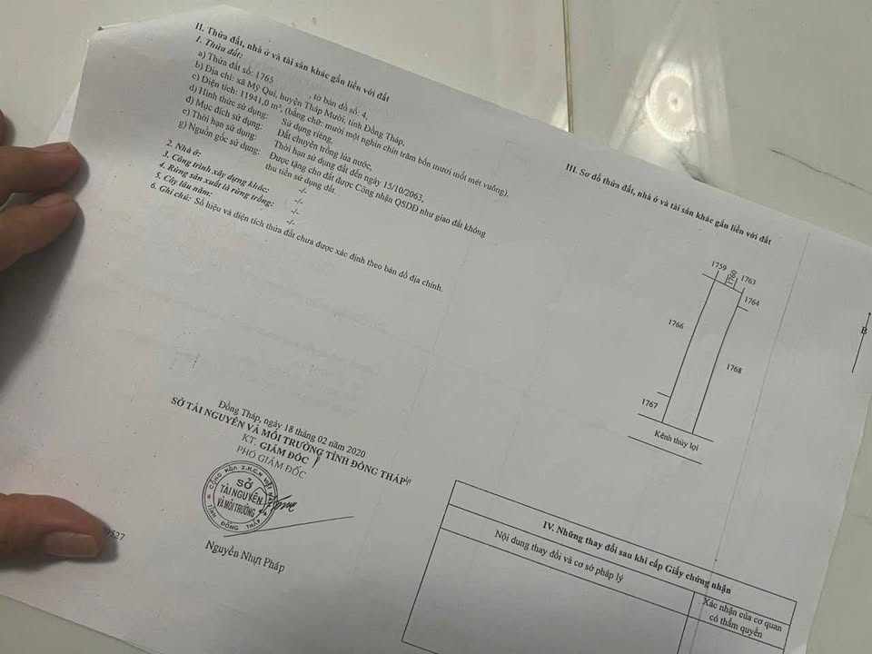 Đất ruộng xã Mỹ Quí, Tháp Mười 11.941m² - Giá thương lượng hấp dẫn!