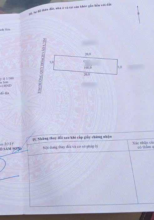 Đất nền Sông Đông, Quảng Cư, Sầm Sơn 100m² - Cách biển chỉ 500m!